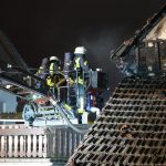 Scheunenbrand am Silvesterabend in Annerod