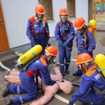 Jugendfeuerwehr Fernwald probte den Ernstfall