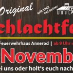 Traditionelles Schlachtfest der Feuerwehr Fernwald-Annerod